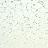 1930 hammered metal mirror