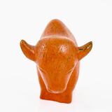 Ceramic bull by Kurt Tschörner for Ruscha, 1960s