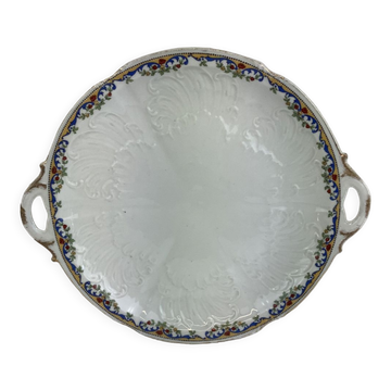 Plat à dessert ancien Porcelaine made in france