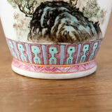 Chinese porcelain vase, pink family