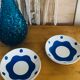 Blue pair duo Sarreguemines