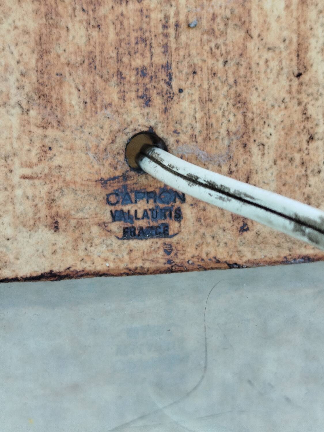 Ceramic lamp R. CAPRON & J. DERVAL Vallauris