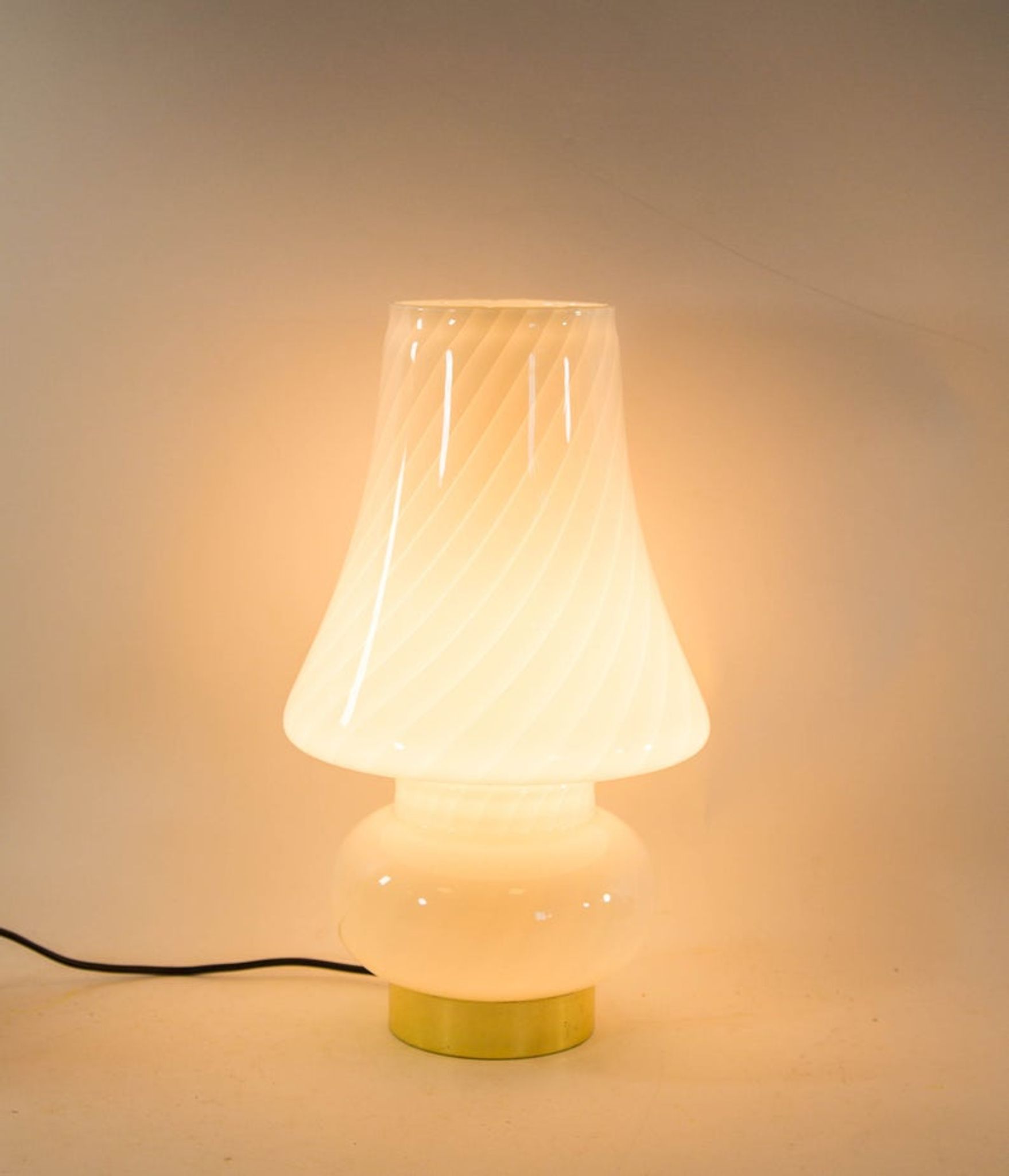 Lampe champignon Murano Vetri années 60