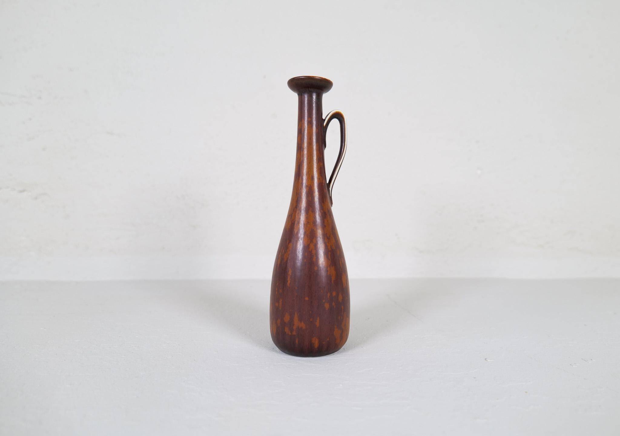 Mid-century modern set of 3 ceramic pieces by Rörstrand Gunnar Nylund, Sweden, 1950s.