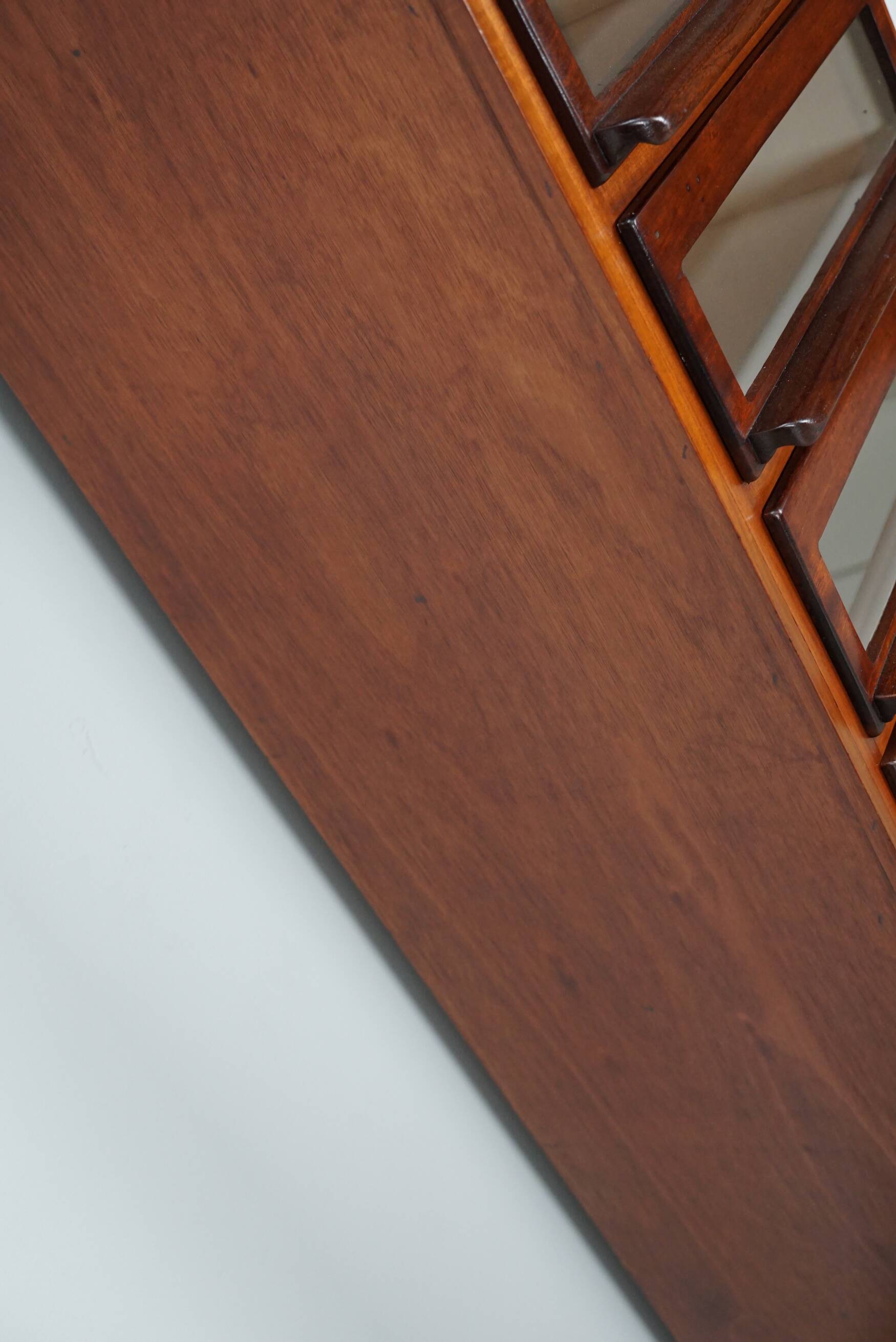 Vintage Dutch Hardwood Haberdashery Shop Cabinet, 1930s