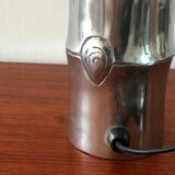 Vintage cast aluminum lamp 70s