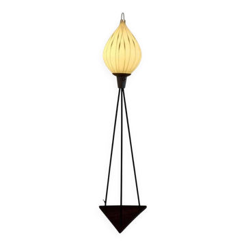 Lampadaire trépied rare des années 1960