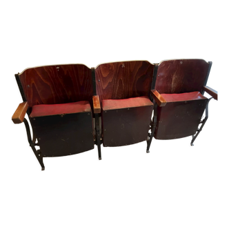 Vintage cinema seats