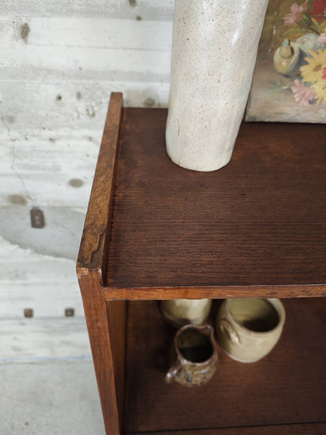Vintage low shelves / bookcase
