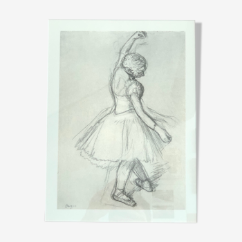 Affiche d'art - edgard degas _ danseuse opéra garnier - hôtel paris