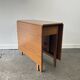 Schreiber Mid Century Vintage Teak Effect Formica Drop Leaf Gateleg Dining