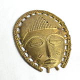 African bronze mask