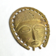 Masque africain en bronze