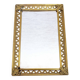 Miroir en laiton des années 60