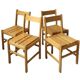 4 chaises vintage