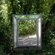 Miroir vintage en métal à parcloses – 5 glaces biseautées