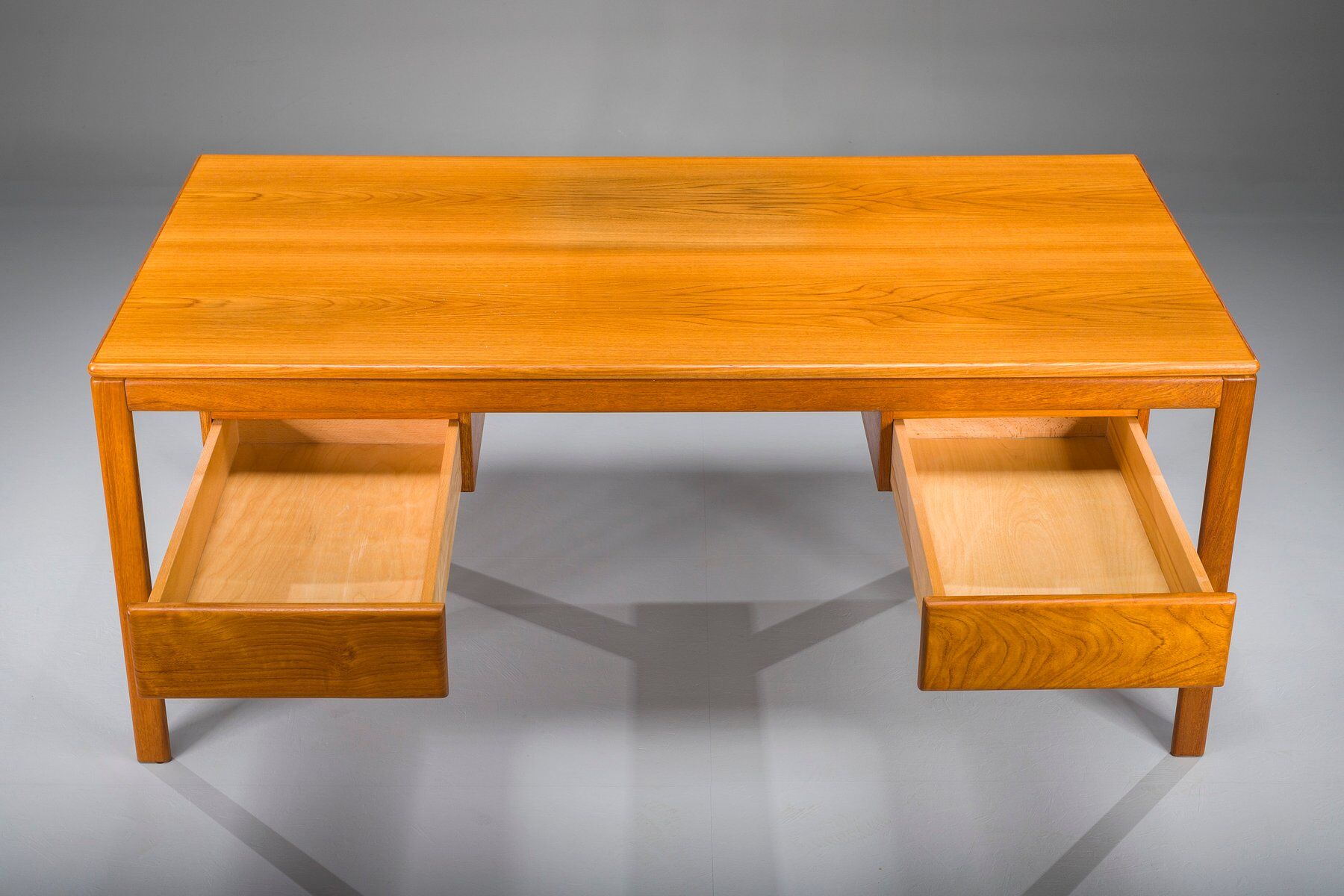 Mid-century modern teak writing desk, 1970s