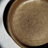 A small vintage circular stoneware deep dish D19