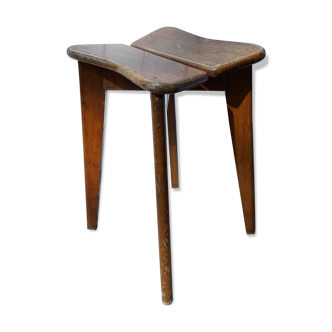 Tabouret trèfle, Marcel Gascoin 1950