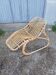 Fauteuil,  chaise longue rotin Ikea vintage