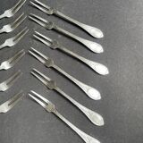12 Forks with 2 tines – Silver plated