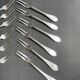 12 Forks with 2 tines – Silver plated