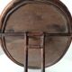 Antique rattan table mirror early 20th century