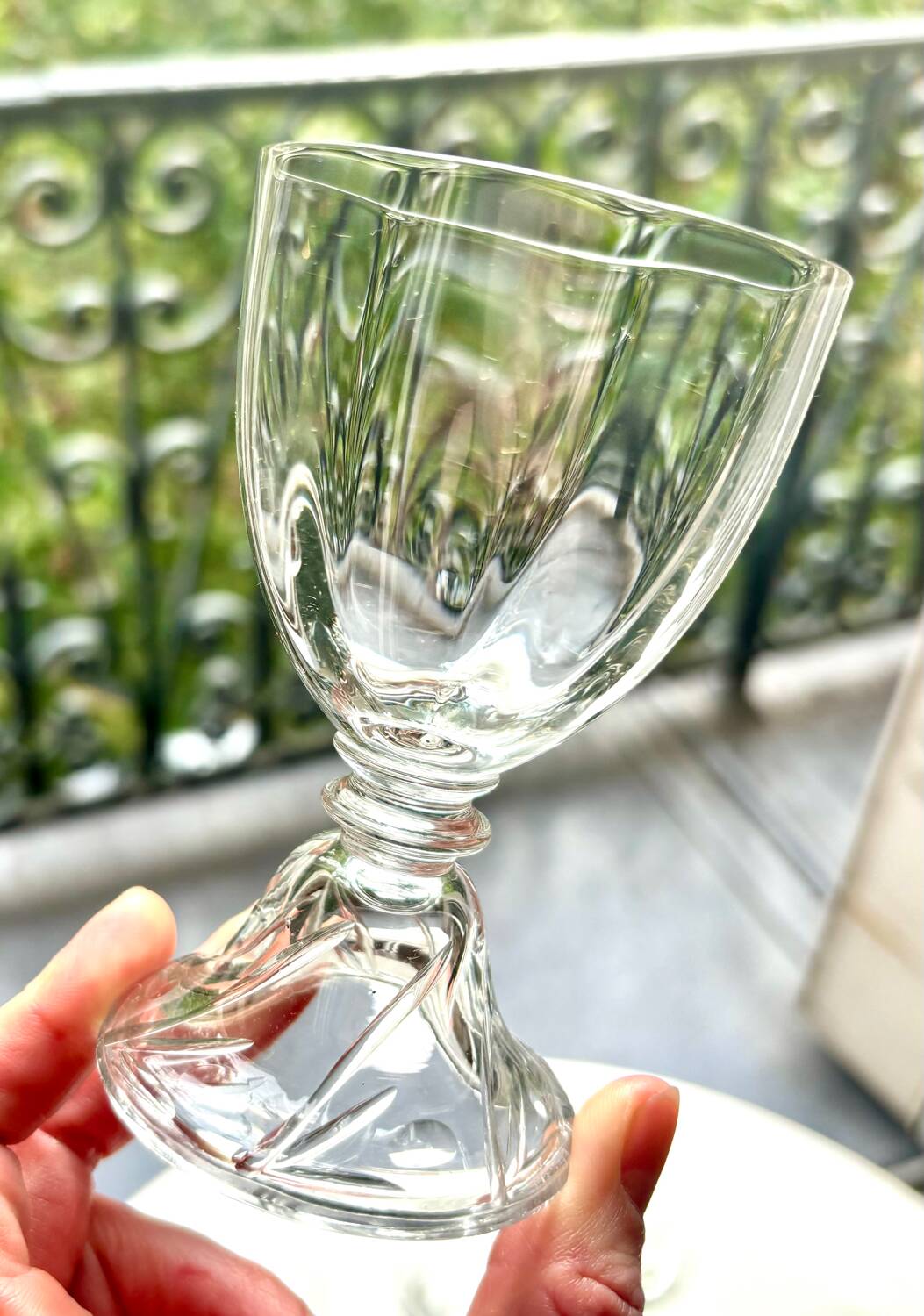Verres Saint Louis Crystal modèle Cluny
