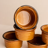 Set of 6 ramekins / terracotta raviers