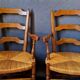 Paire de fauteuils de style provençal en chêne