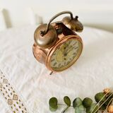 Réveil montre mécanique vintage en cuivre Jaz