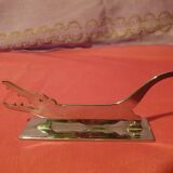 Set of 11 Art Deco knife holders signed Yorel in Piery case