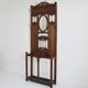 Vintage 1930s Art Deco Entrance Cloakroom / Coat Rack