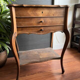 Classic dressing table in varnished wood