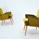 Midcentury Leather Armchairs Designed by Miroslav Navrátil, 1970s
