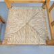Dutch Modernist Art Deco Style Corner Chair in Oak and Rush, 1950s, Set of 2