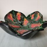 Vintage glazed ceramic trinket bowl