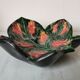 Vintage glazed ceramic trinket bowl