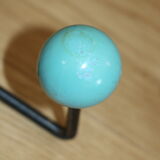 Coat rack 4 balls blue years 50