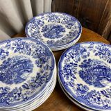 Twelve ironstone plates