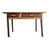 Antique farmhouse table - 2 drawers