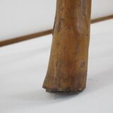 Tabouret bass table brutalist elm