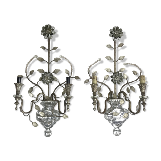 Pair of sconces of the Maison Baguès, 60s