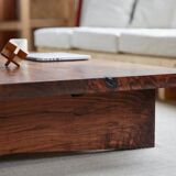Solid walnut coffee table