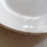 Lot of 6 flat plates in Gien earthenware