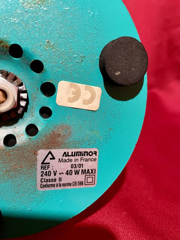 Lampe champignon, ''Aluminor