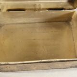 Silver brass jewellery box