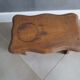 Old wooden footrest