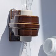 Ifö 6060 Sigvard Bernadotte - Vintage ceramic bathroom wall light