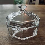 Bonbonnière transparente en verre